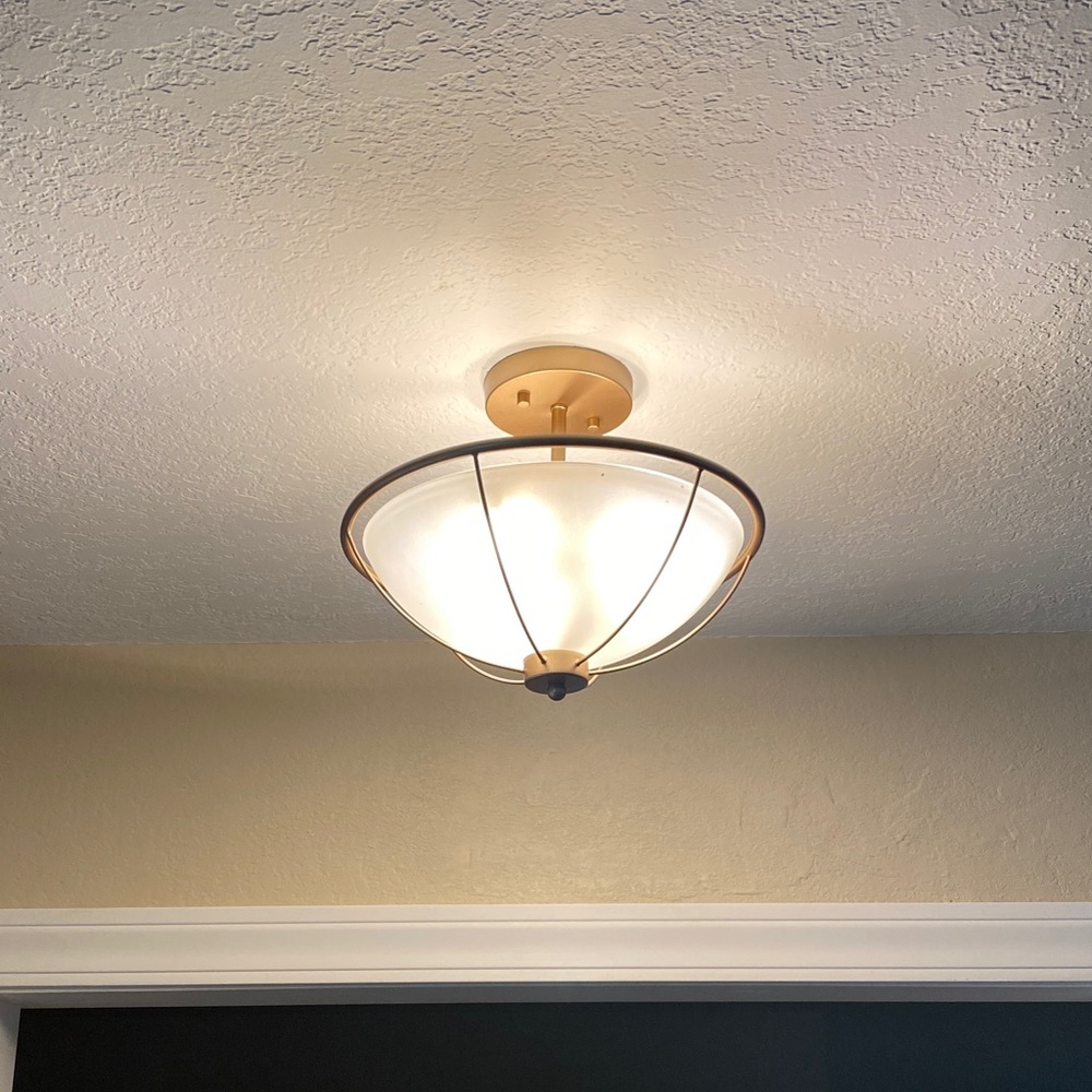 Elegant Gold Ceiling Light Fixture